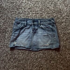 Express Jeans Denim Mini Skirt